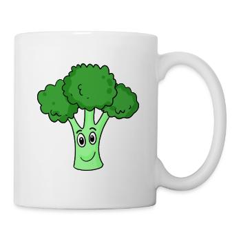Brocoli - Mug blanc - blanc - Droite