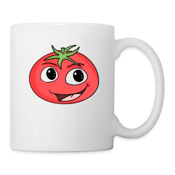 Tomate - Tasse - Weiß - Rechts