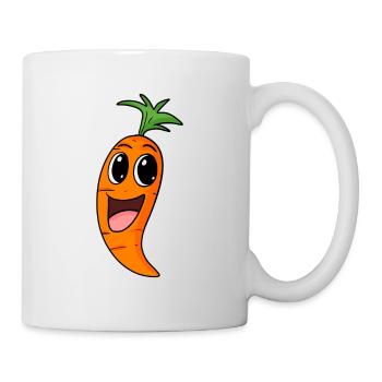 Carotte Carotte Carotte Légumes - Mug blanc - blanc - Droite