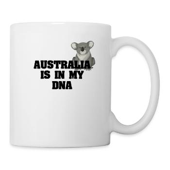 Australien ist in meiner DNA australisch - Tasse - Weiß - Rechts