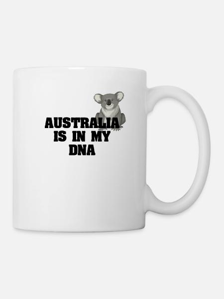 Australien ist in meiner DNA australisch - Tasse - Weiß