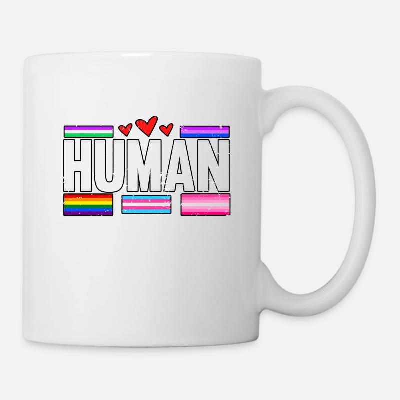 Human LGBT Pride Month Bisexual - Tasse - Weiß