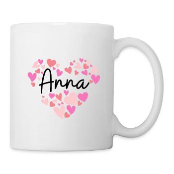Ich liebe Anna - Tasse - Weiß - Rechts
