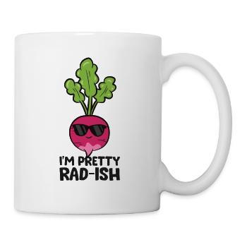 Je suis assez Radis Radis Légumes Amour Radis - Mug blanc - blanc - Droite
