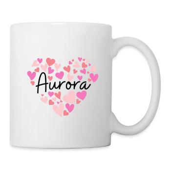Ich liebe Aurora - Tasse - Weiß - Rechts