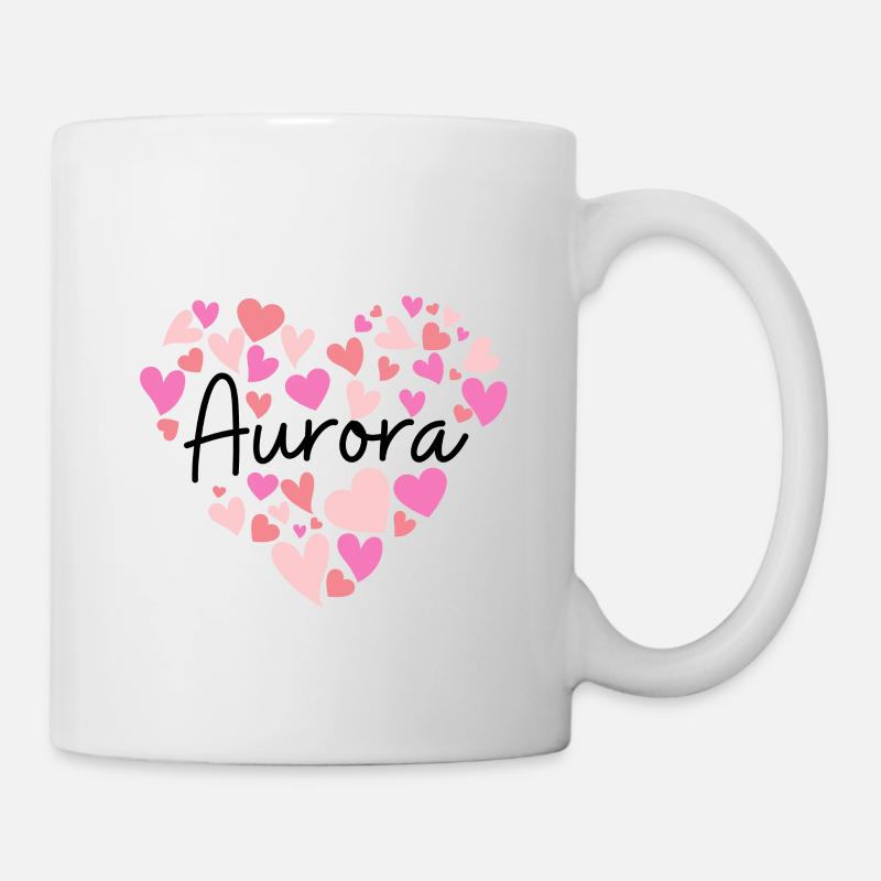 I love Aurora - Mug - white