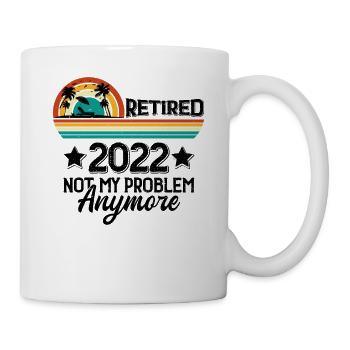 funny rettirement - Mug - white - Right