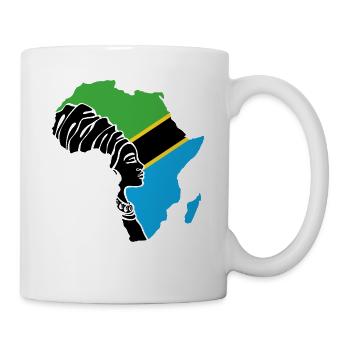 Tanzanie Drapeau tanzanien Afrique Souvenir ethnique - Mug blanc - blanc - Droite