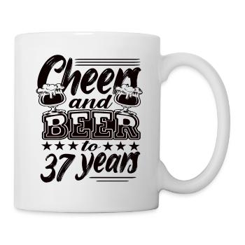 37 birthday - Mug - white - Right