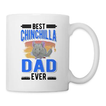 Best Chinchilla Dad Ever - Tasse - Weiß - Rechts