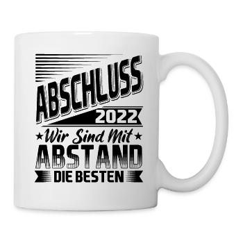 Schulabschluss Abschluss 2022 - Tasse - Weiß - Rechts