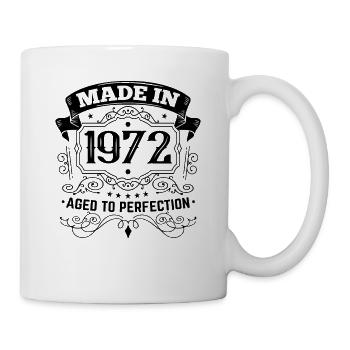 Fabriqué en 1972 Anniversaire 50 ans - Mug blanc - blanc - Droite