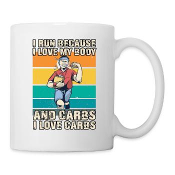 Fun Marathon Runner Fitness Endurance Athlete - Mug - white - Right