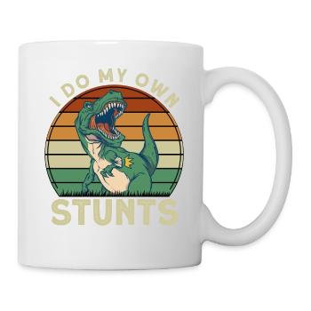 I Do My Own Stunts - Mug - white - Right