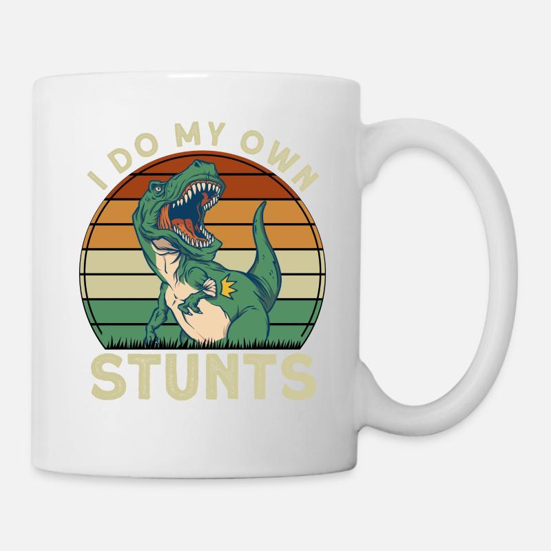 Je fais mes propres cascades - Mug blanc - blanc