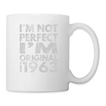 Je ne suis pas parfait, je suis Original ! 1963 - Mug blanc - blanc - Droite