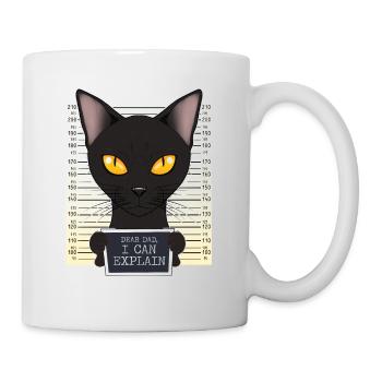 Bombay Cat Papa Je Cher Papa Je Peux Expliquer I Bombay - Mug blanc - blanc - Droite