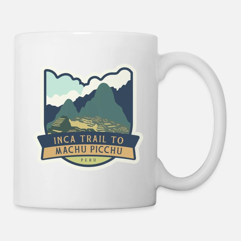 Chemin Inca au Machu Picchu – Pérou - Mug blanc - blanc