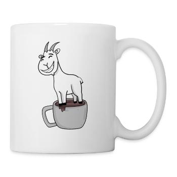 Bock auf Kaffee - Ziege Ziegenbock - Mug - white - Right