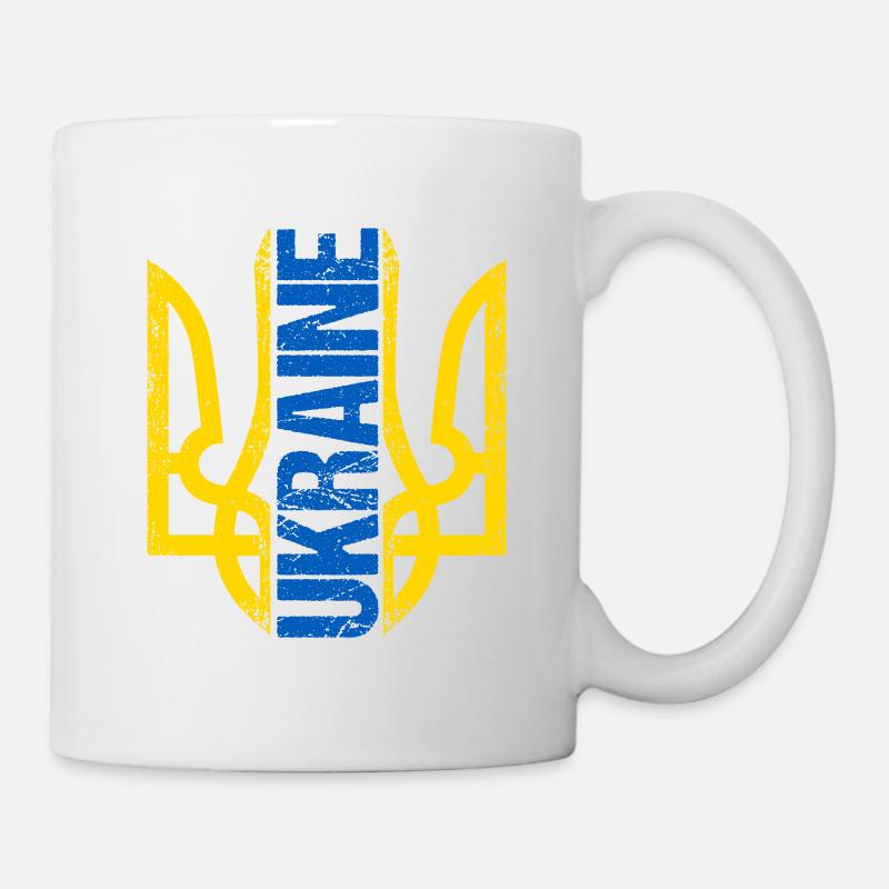 Cadeaux du peuple ukrainien - Mug blanc - blanc