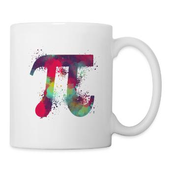 Pi Paint Pi Day Mathematic Mars 14 3 14 Math - Mug blanc - blanc - Droite