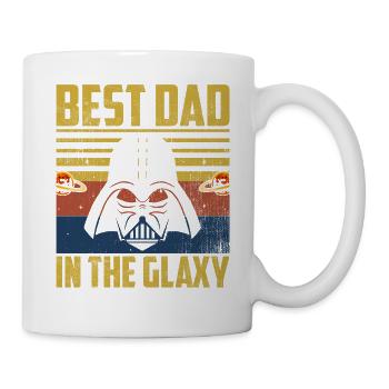 best dad in the galaxy. gift, fathers day - Mug - white - Right