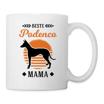 Beste Podenco Mama Ibizan Hound - Tasse - Weiß - Rechts