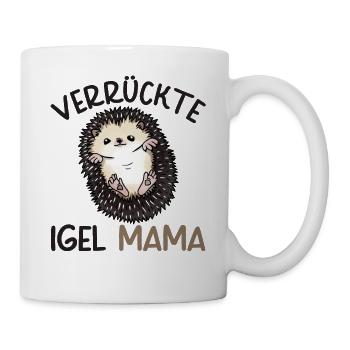 Lustiges Afrikanischer Weißbauchigel Igel Kostüm - Tasse - Weiß - Rechts