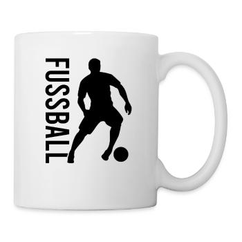Fußball Fussball - Tasse - Weiß - Rechts