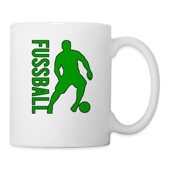 Fußball Fussball - Tasse - Weiß - Rechts