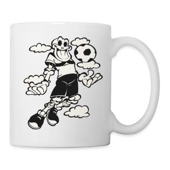 Sporty Skull - Foot4 - Mug blanc - blanc - Droite