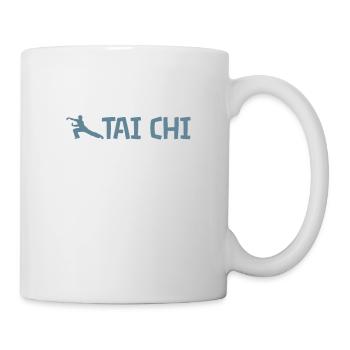 Tai Chi Schattenboxen Kampfkunst Taijiquan - Tasse - Weiß - Rechts