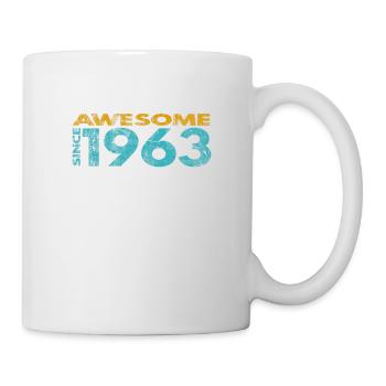 Génial depuis 1963 - Mug blanc - blanc - Droite