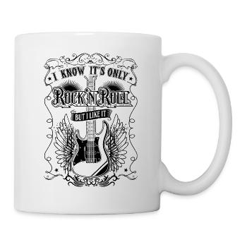 It’s Rock’n’Roll - Guitare électrique - Mug blanc - blanc - Droite