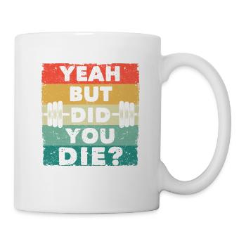 Funny Gym Workout Humor Motivating - Mug - white - Right