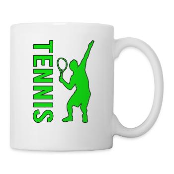 Tennis - Mug blanc - blanc - Droite