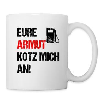 Benzinpreis - Tasse - Weiß - Rechts