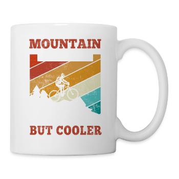 Papa Du VTT - Mug blanc - blanc - Droite