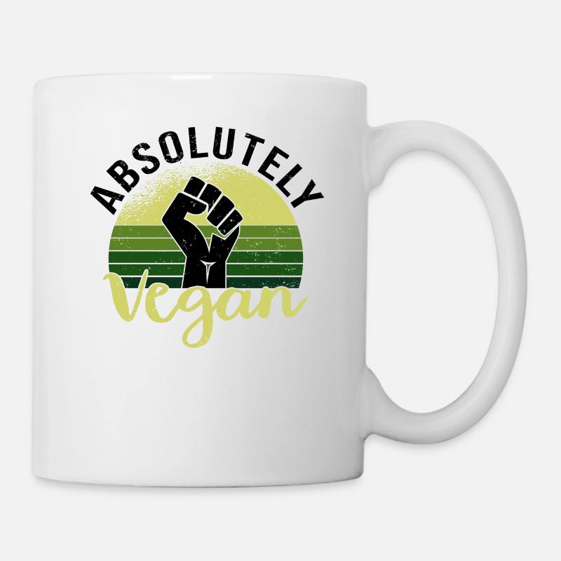 Veganer Veganismus Fleischlos Veganes Leben - Tasse - Weiß