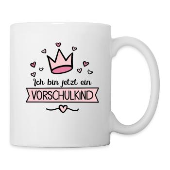 Vorschulkind Verabschieden Kindergarten Vorschule - Tasse - Weiß - Rechts