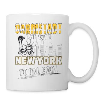 DARMSTADT IST WIE NEW YORK - Tasse - Weiß - Rechts