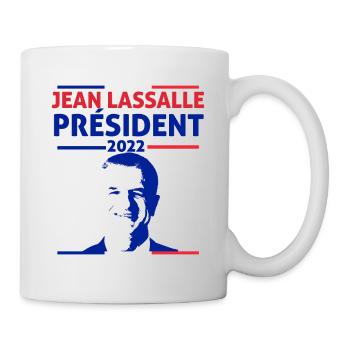Jean Lassalle Présidentielles 2022 - Jean Lassalle - Mug blanc - blanc - Droite
