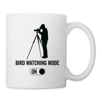 Mode d’observation des oiseaux activé - Observation des oiseaux - Mug blanc - blanc - Droite