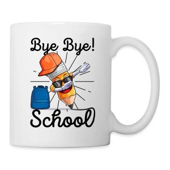 Primary school Graduation School leaving certificate - Mug - white - Right