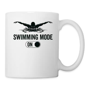 Mode Natation activé - Nager nager - Mug blanc - blanc - Droite