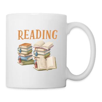 A day without reading is like Gift - Mug - white - Right