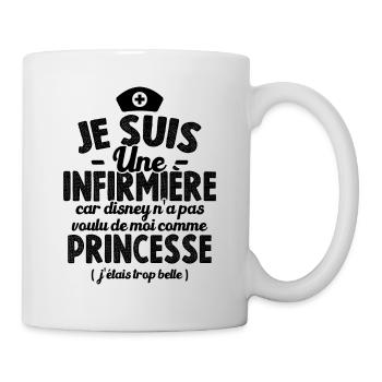 Je Suis Une Infirmière Humour Cadeau Infirmière - Mug blanc - blanc - Droite