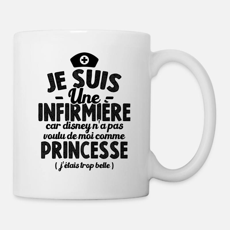 Je Suis Une Infirmière Humour Cadeau Infirmière - Mug blanc - blanc