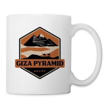 Pyramide von Gizeh - Ägypten - Tasse - Weiß - Rechts