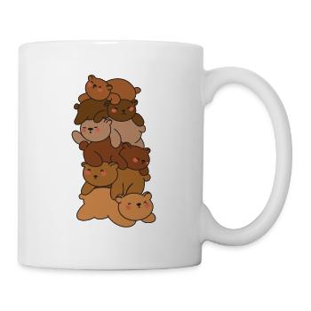 Bears Stack Cute Bear Anime Bears - Mug - white - Right
